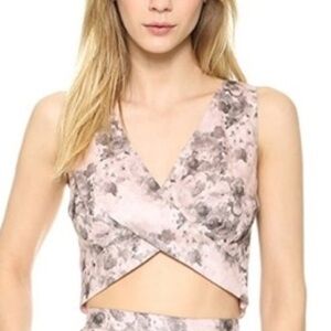 Robert rodrigues crisscross crop top size 6
